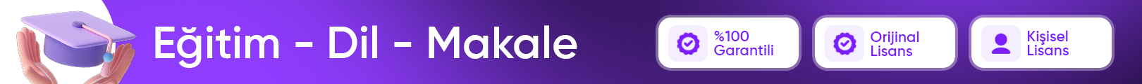 Eğitim - Dil - Makale
